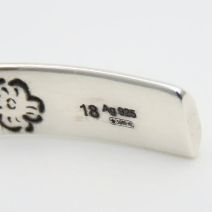 Gucci Bangle Blind for Love 18 925 Silver Approx 12.6g Silver Bracelet Accessory