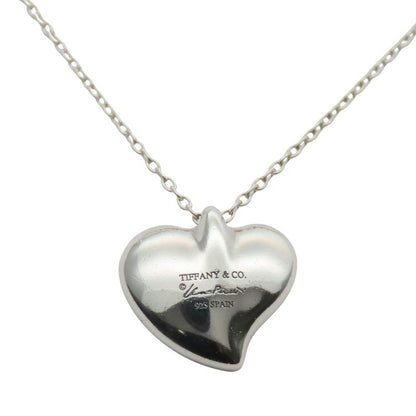 Tiffany & Co Necklace Curved Heart 925 Silver Approx 4.0g Silver Elsa Peretti