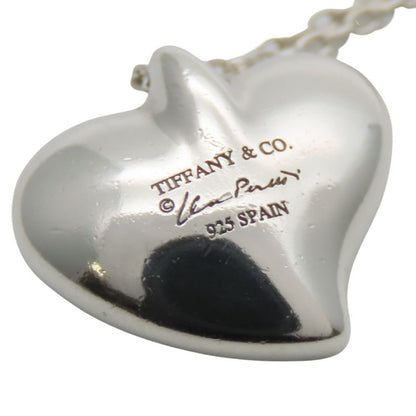 Tiffany & Co Necklace Curved Heart 925 Silver Approx 4.0g Silver Elsa Peretti