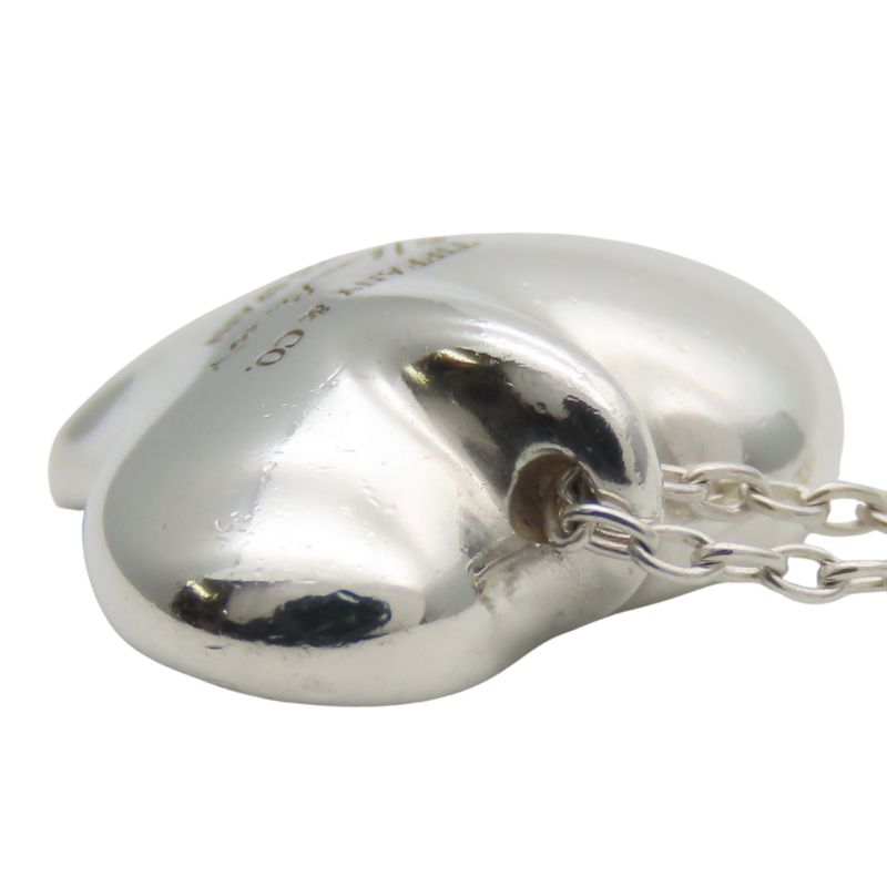 Tiffany & Co Necklace Curved Heart 925 Silver Approx 4.0g Silver Elsa Peretti