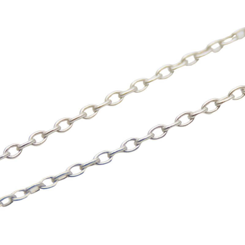 Tiffany & Co Necklace Curved Heart 925 Silver Approx 4.0g Silver Elsa Peretti