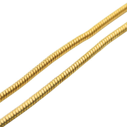 Christian Dior Necklace Metal Rhinestone Gold Heart Logo Plated Accessories