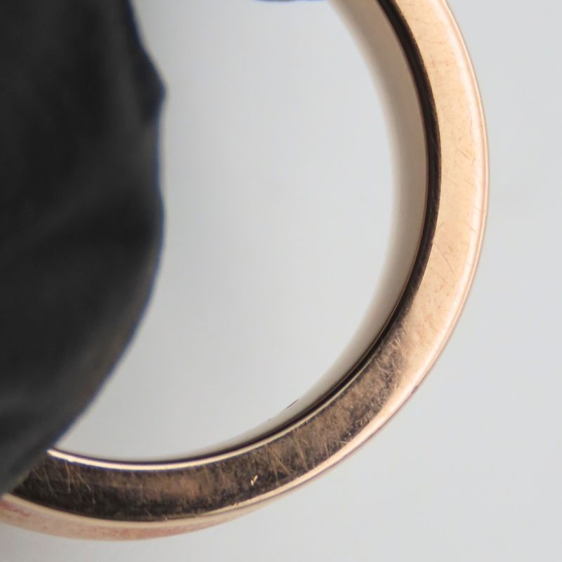 Tiffany & Co Ring 1837 Narrow Metal Pink Gold Plated Accessory Ladies Women