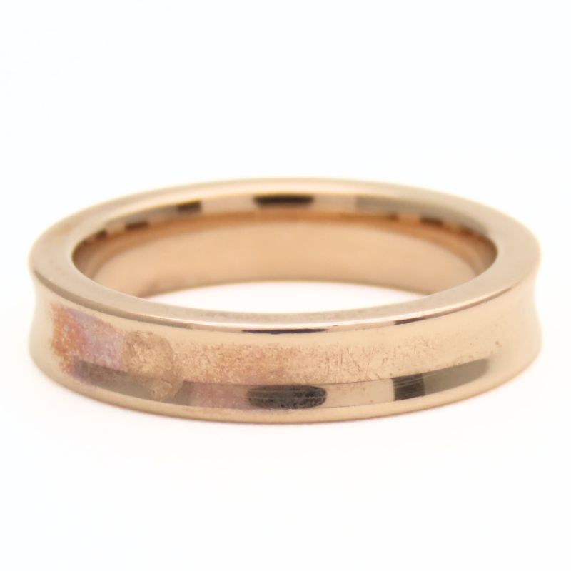 Tiffany & Co Ring 1837 Narrow Metal Pink Gold Plated Accessory Ladies Women