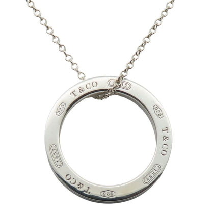 Tiffany & Co Necklace 1837 Circle 925 Silver Approx 3.7g Silver Accessories