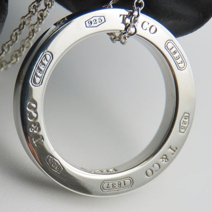 Tiffany & Co Necklace 1837 Circle 925 Silver Approx 3.7g Silver Accessories
