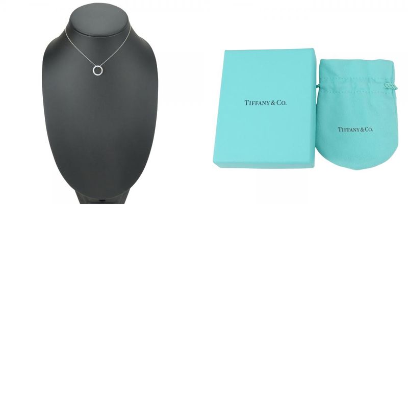 Tiffany & Co Necklace 1837 Circle 925 Silver Approx 3.7g Silver Accessories