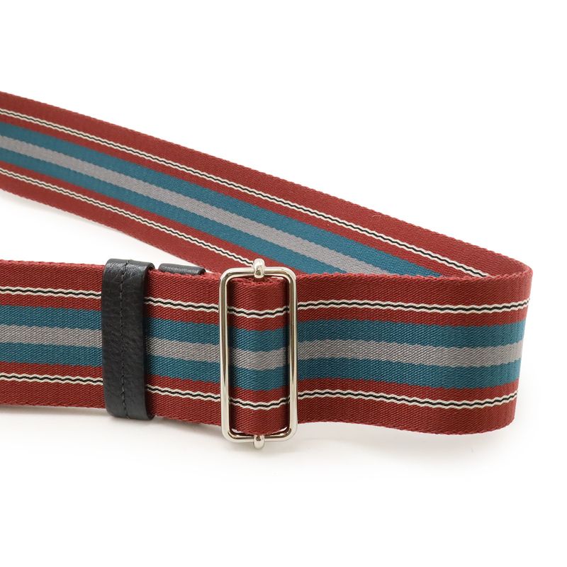 Prada Vittero Phoenix Shoulder Bag Striped Shoulder Vittero Dino Soft Leather