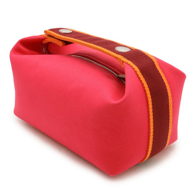 Hermes Brid a Black PM Bath Pouch Cosmetic Pouch Cosmetic Pouch Handbag Canvas