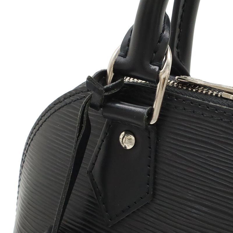 Louis Vuitton Epi Alma BB Handbag Mini Bag 2way Shoulder Bag Noir Black M24645
