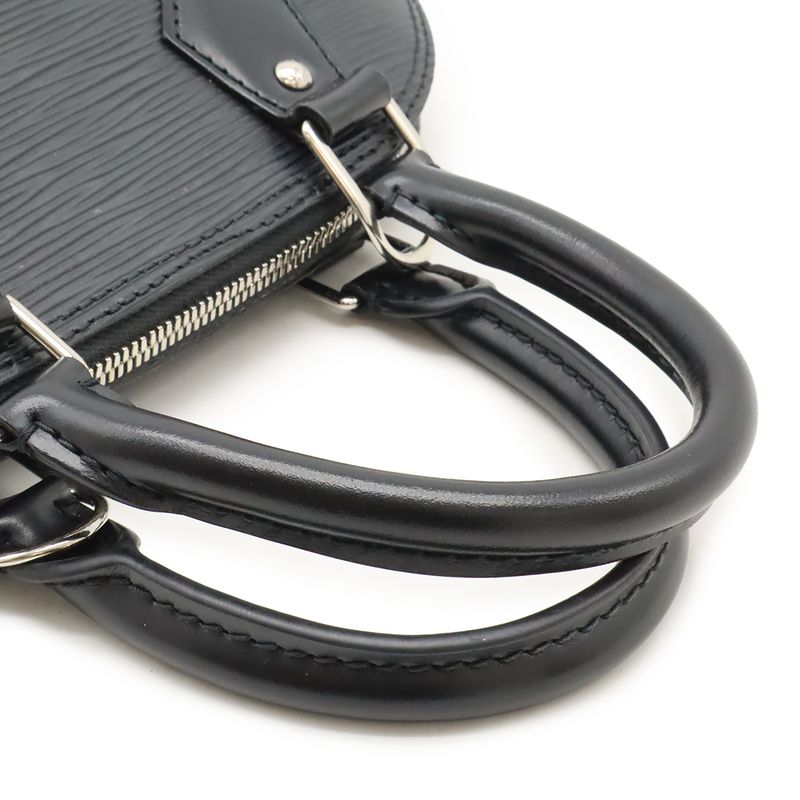 Louis Vuitton Epi Alma BB Handbag Mini Bag 2way Shoulder Bag Noir Black M24645