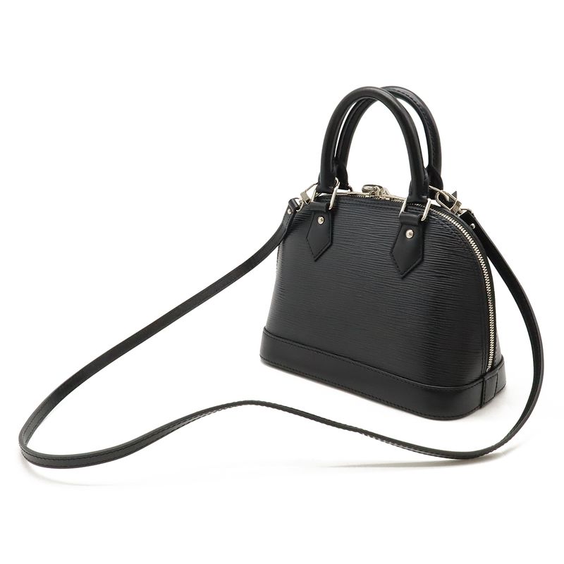 Louis Vuitton Epi Alma BB Handbag Mini Bag 2way Shoulder Bag Noir Black M24645