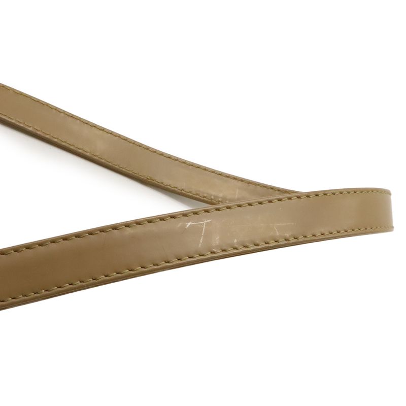 Christian Dior Lady Dior Large Cannage Handbag Tote Bag Enamel Leather Beige