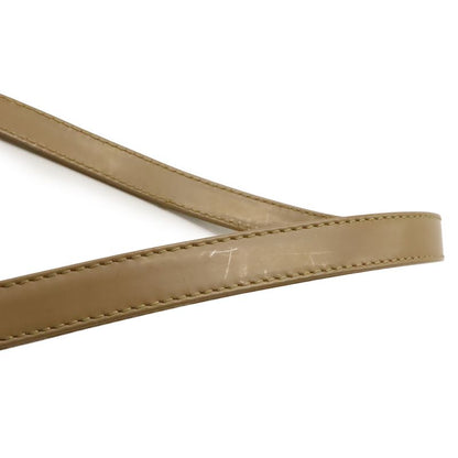 Christian Dior Lady Dior Large Cannage Handbag Tote Bag Enamel Leather Beige