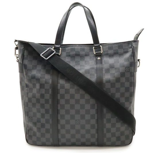 Louis Vuitton Damier Graphite Tadao Tote Bag Business Bag Briefcase 2way