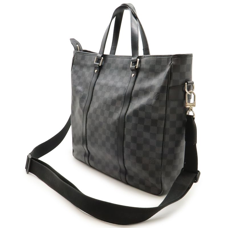 Louis Vuitton Damier Graphite Tadao Tote Bag Business Bag Briefcase 2way
