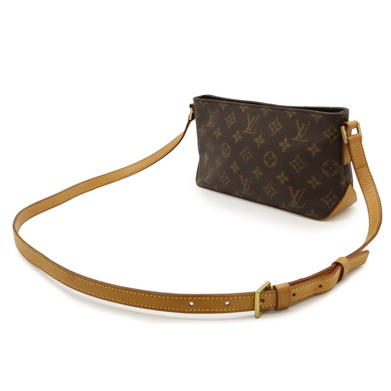 Louis Vuitton Monogram Trotter Shoulder Bag Pochette Crossbody M51240