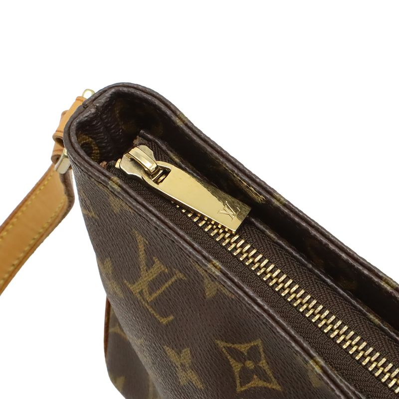 Louis Vuitton Monogram Trotter Shoulder Bag Pochette Crossbody M51240