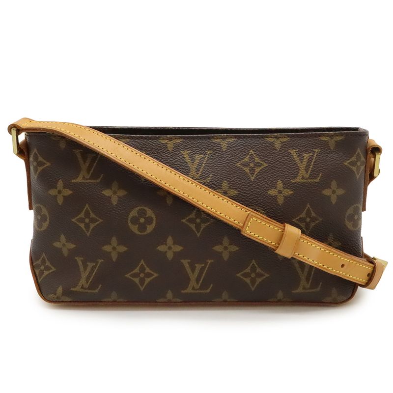 Louis Vuitton Monogram Trotter Shoulder Bag Pochette Crossbody M51240