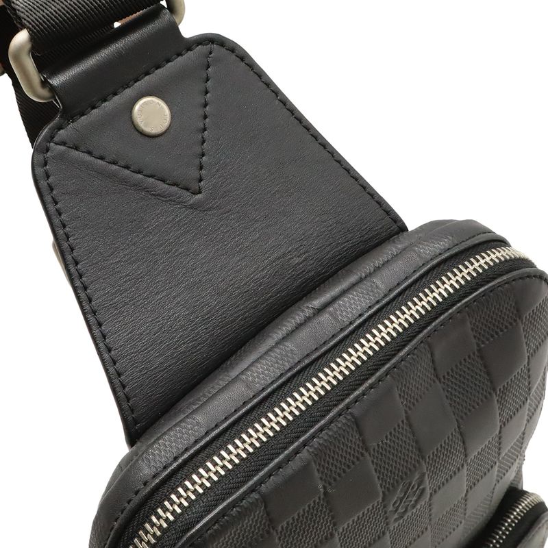 Louis Vuitton Damier Infini Avenue Sling Bag Body Bag Shoulder Bag Onyx Black