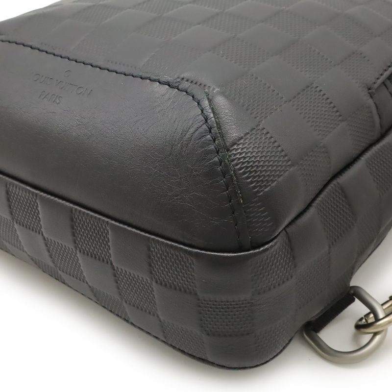 Louis Vuitton Damier Infini Avenue Sling Bag Body Bag Shoulder Bag Onyx Black