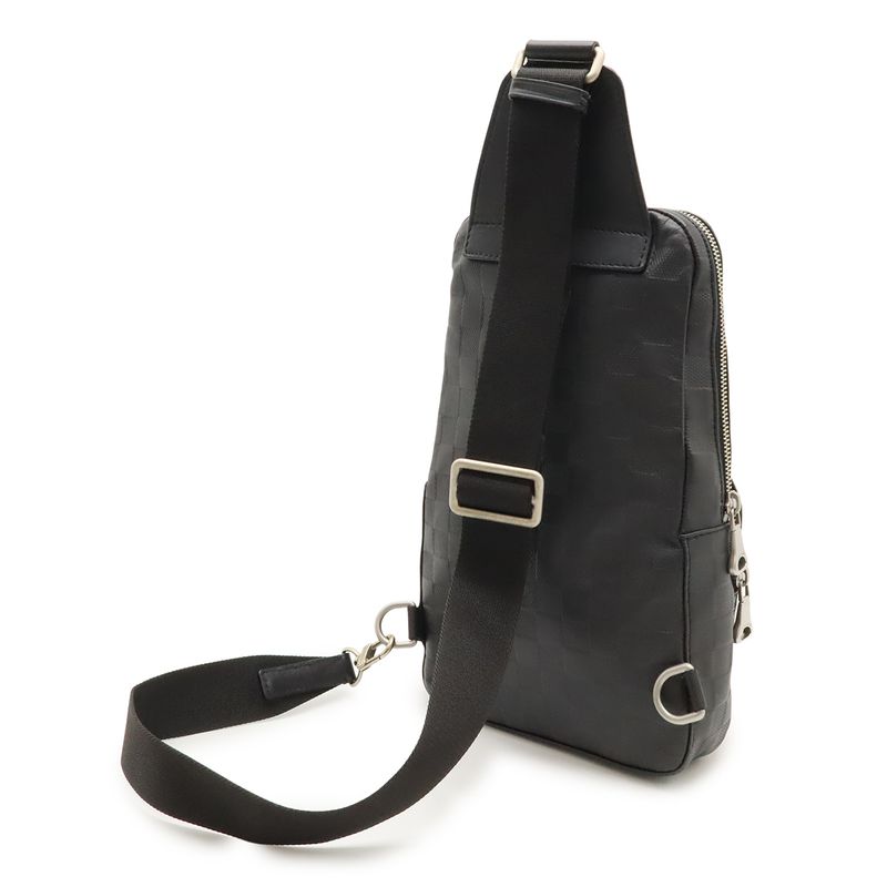 Louis Vuitton Damier Infini Avenue Sling Bag Body Bag Shoulder Bag Onyx Black