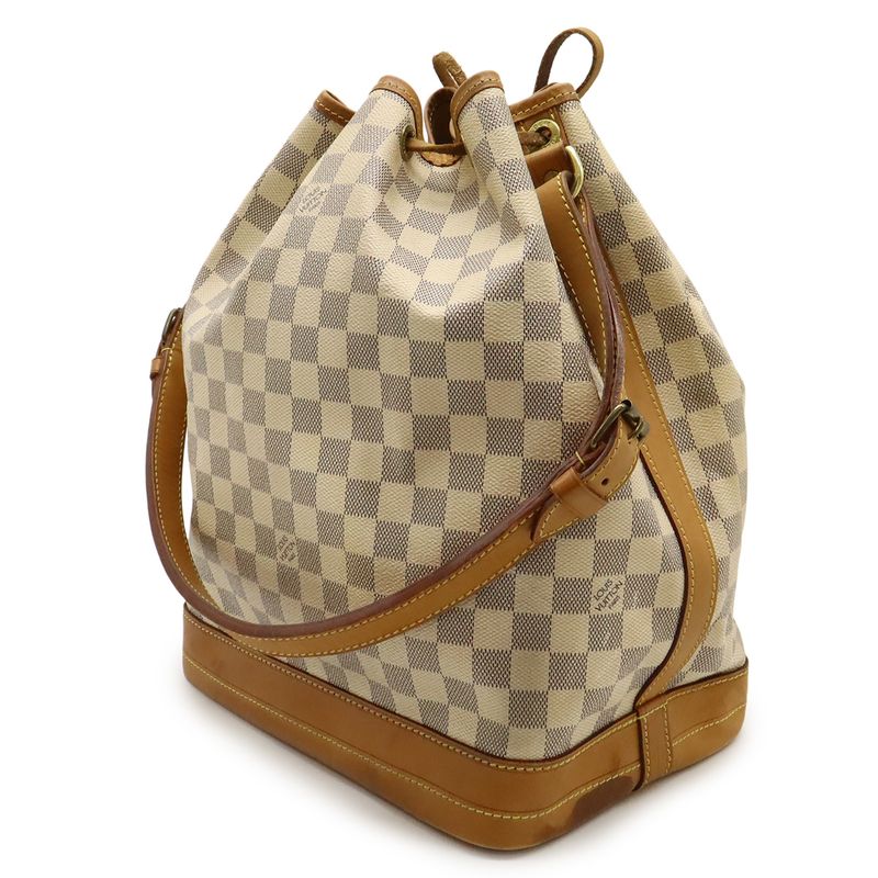 Louis Vuitton Damier Azure Noe Shoulder Bag Semi Shoulder One Shoulder Draw Strin