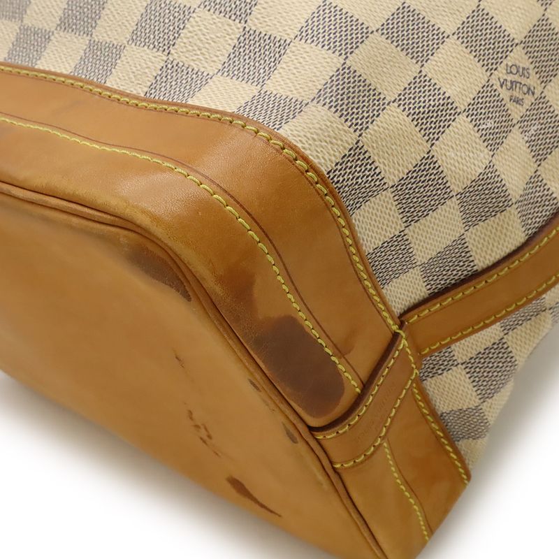 Louis Vuitton Damier Azure Noe Shoulder Bag Semi Shoulder One Shoulder Draw Strin