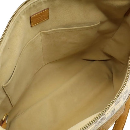 Louis Vuitton Damier Azure Evora MM Tote Handbag 2way Shoulder Bag Gold