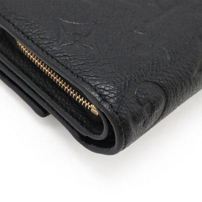 Louis Vuitton Monogram Empreinte Portefeuille Metis Compact Trifold Wallet Noir