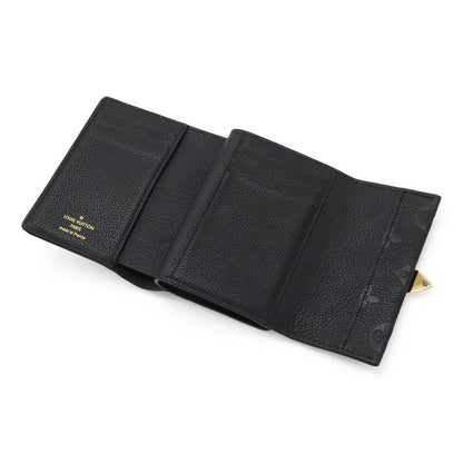 Louis Vuitton Monogram Empreinte Portefeuille Metis Compact Trifold Wallet Noir