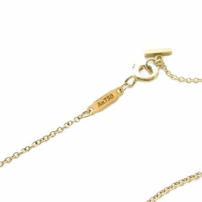 Tiffany & Co Tiffany & CO Excellent Condition Au750 18K T-smile Necklace