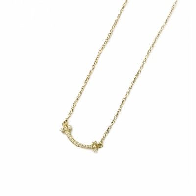 Tiffany & Co Tiffany & CO Excellent Condition Au750 18K T-smile Necklace