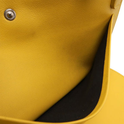 Fendi Monster Shoulder Bag Pochette Crossbody 2way Clutch Bag Leather Black