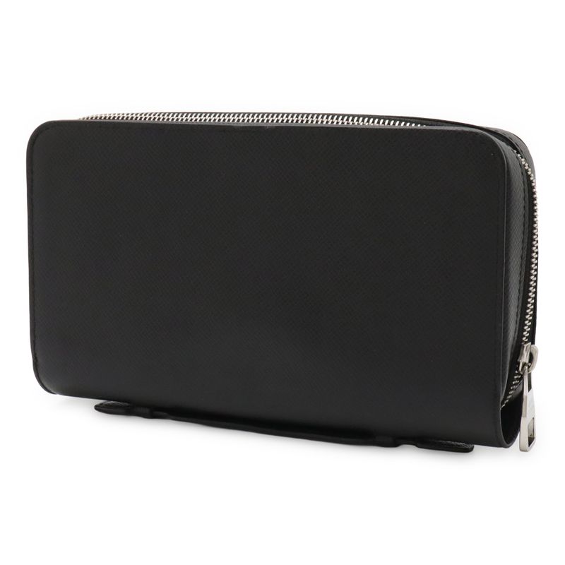 Louis Vuitton Taiga Zippy XL Round Zipper Long Wallet Travel Case Second Bag
