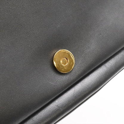 Gucci Ally GG Marmont Shoulder Bag Pochette Leather Black Gold Hardware 550129