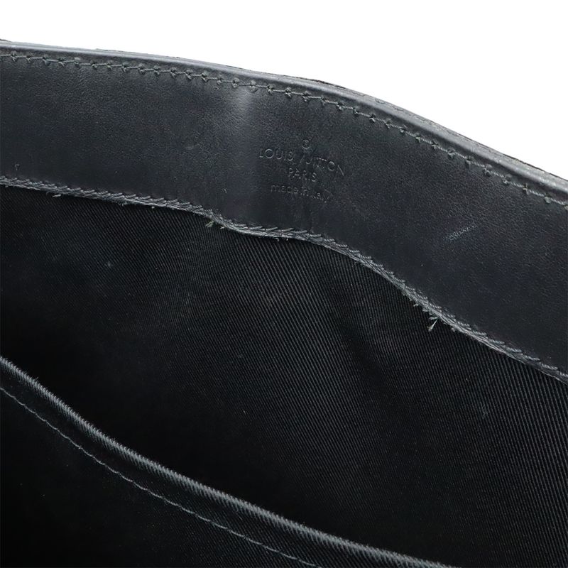 Louis Vuitton Monogram Eclipse Sac Pla Tote Handbag Vertical 2way Shoulder Bag