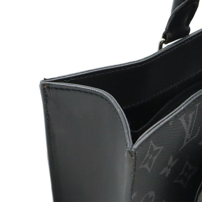 Louis Vuitton Monogram Eclipse Sac Pla Tote Handbag Vertical 2way Shoulder Bag
