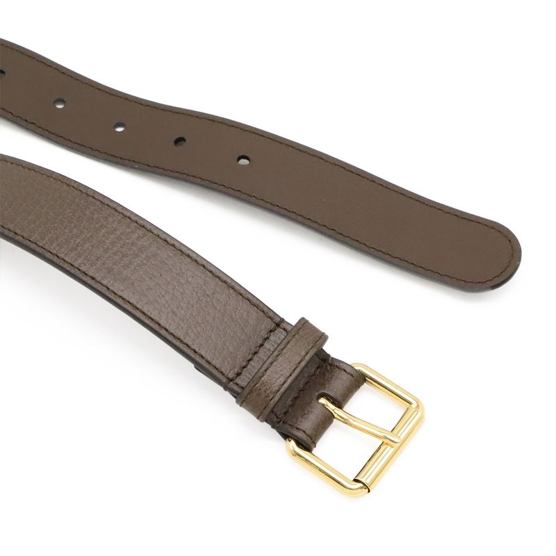 Gucci Blondi GG Supreme Belt Bag Body Bag Waist Pouch 2way Clutch Bag PVC Beige