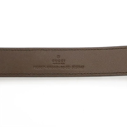 Gucci Blondi GG Supreme Belt Bag Body Bag Waist Pouch 2way Clutch Bag PVC Beige