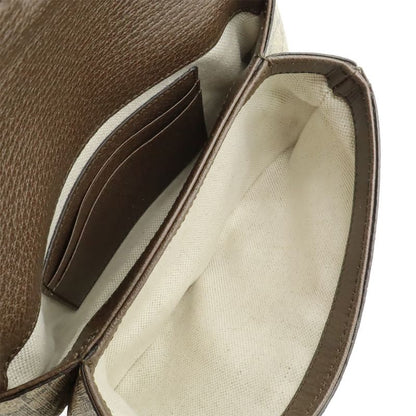 Gucci Blondi GG Supreme Belt Bag Body Bag Waist Pouch 2way Clutch Bag PVC Beige