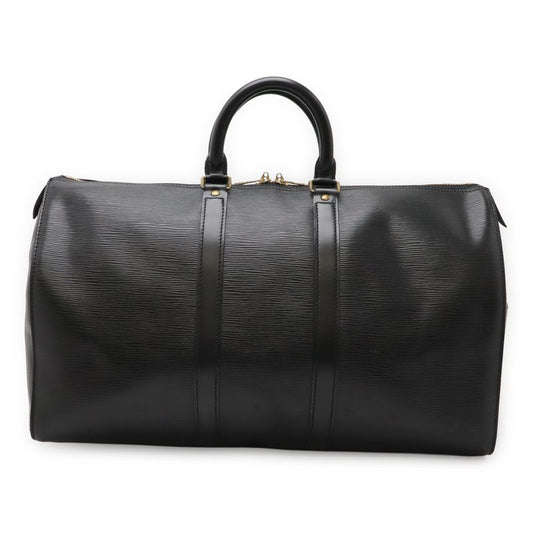 Louis Vuitton Epi Keepall 45 Boston Bag Travel Purse Travel Bag Noir Black Gold
