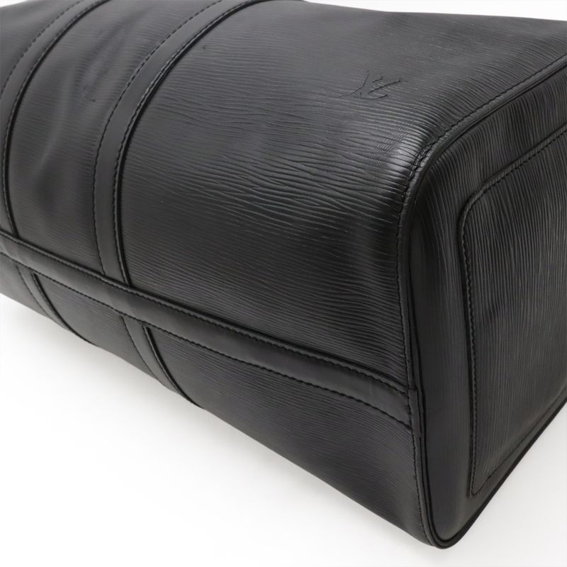 Louis Vuitton Epi Keepall 45 Boston Bag Travel Purse Travel Bag Noir Black Gold