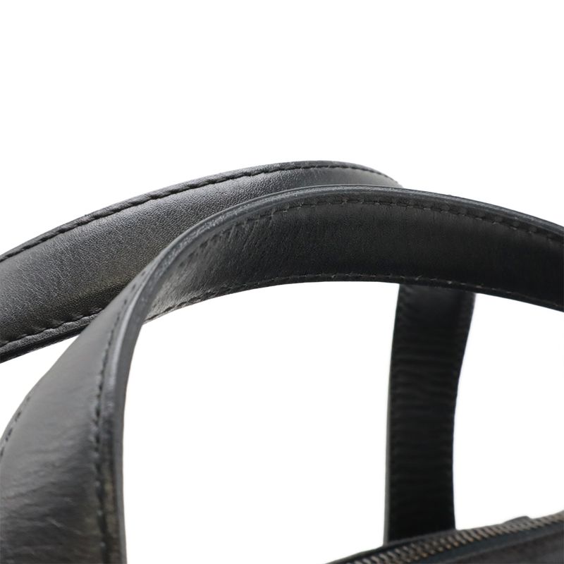 Chanel New Travel Line Handbag 2way Tote Bag Nylon Jacquard Leather Black A15970