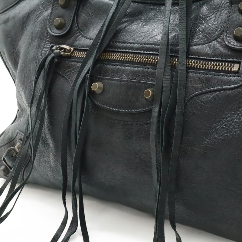 Balenciaga the City Editor's Bag Handbag 2way Shoulder Bag Shoulder Leather