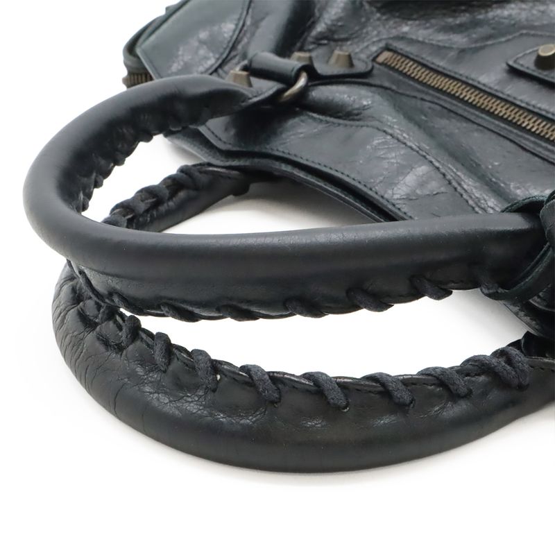 Balenciaga the City Editor's Bag Handbag 2way Shoulder Bag Shoulder Leather