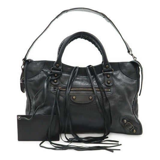 Balenciaga the City Editor's Bag Handbag 2way Shoulder Bag Shoulder Leather