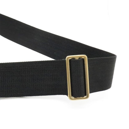 Chanel New Travel Line Shoulder Bag Crossbody Nylon Jacquard Leather Black Gold