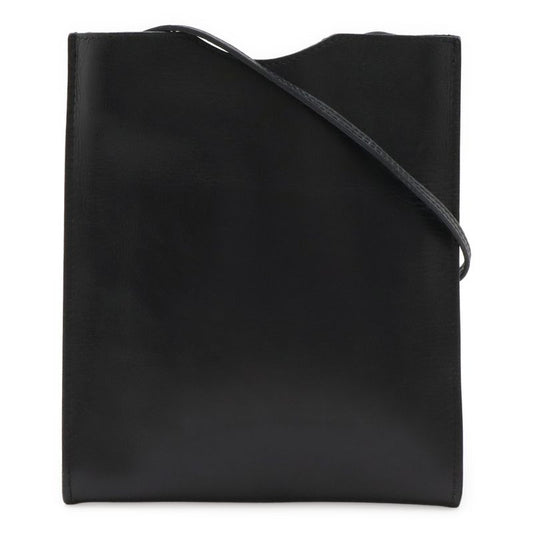 Hermes Onymetou Shoulder Bag Crossbody Pochette Leather Black