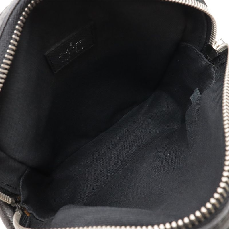 Louis Vuitton Taiga Dimitri Shoulder Bag Crossbody Leather Ardoise Black Silver